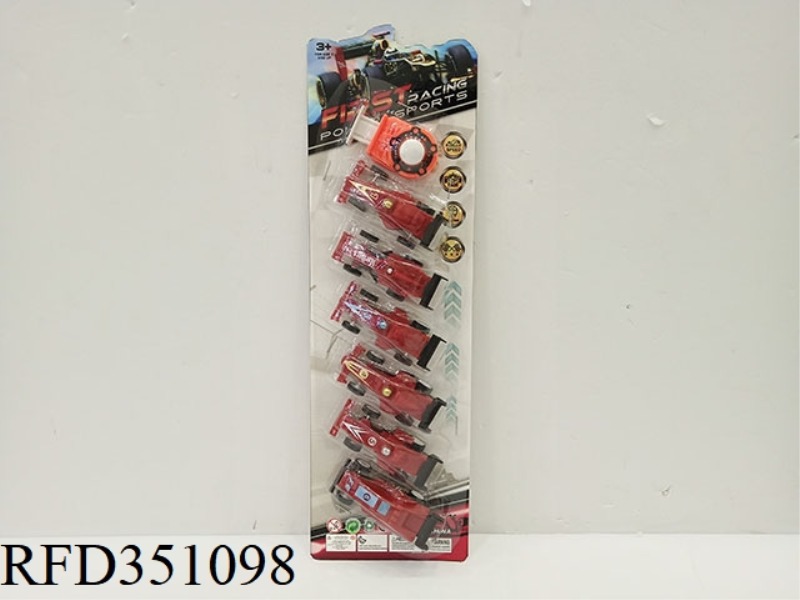 6 EJECTION COASTING FORMULA CARS