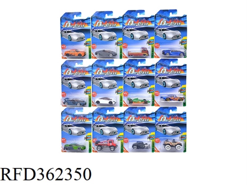 1:64 SLIDING SMALL SPORTS CAR 12 MIXED