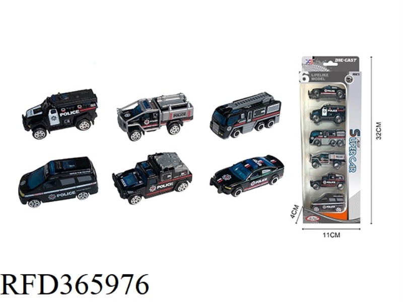 SET OF 6 FIRE POLICE SERIES
