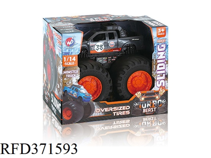 COASTING FAT WHEEL FORD RAPTOR 1:14