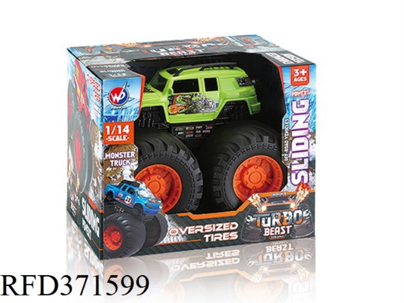 TAXIING FAT WHEEL COOL ROAD ZE FJ 1:14