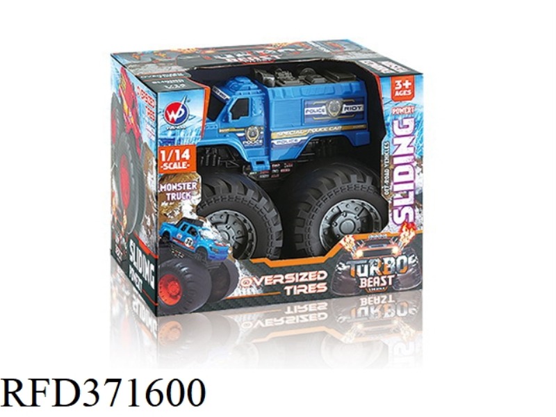 TAXIING ARMORED POLICE CAR 1:14