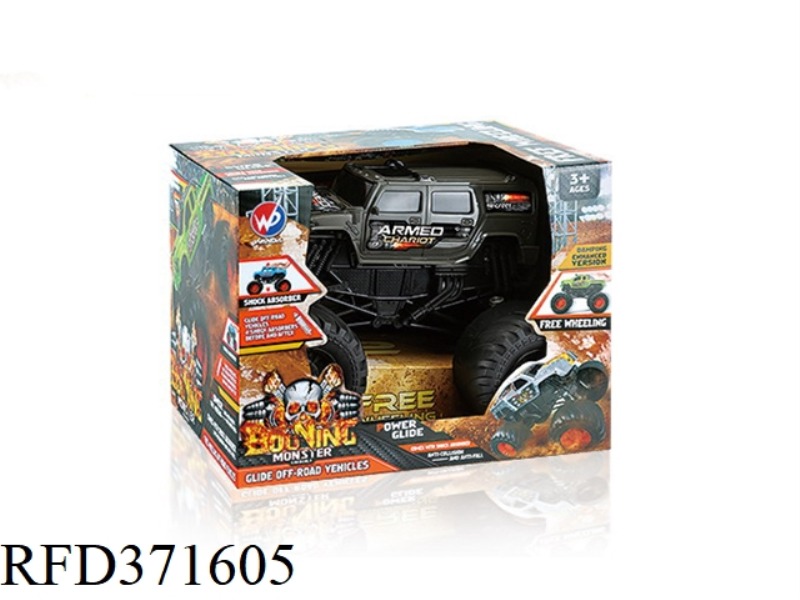 SLIDING MONSTER SHOCK HUMMER 1:10