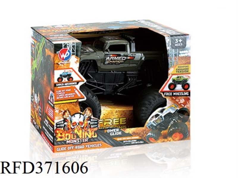 SLIDING MONSTER SHOCK HUMMER 1:10
