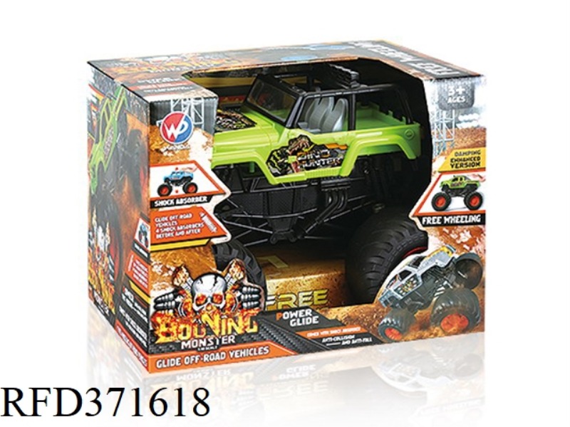 GLIDE MONSTER SHOCK JEEP WRANGLER 1:10