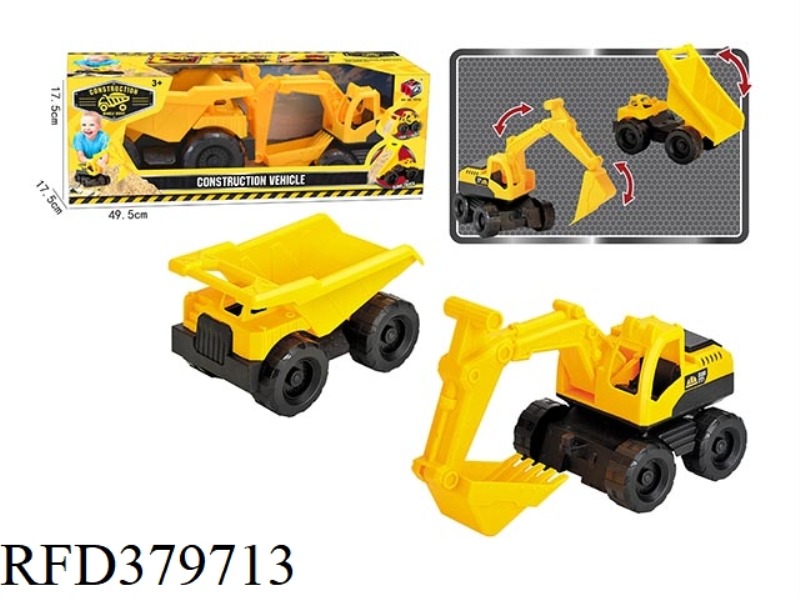 SLIDING ENGINEERING LOADING AND UNLOADING TRUCK/EXCAVATOR