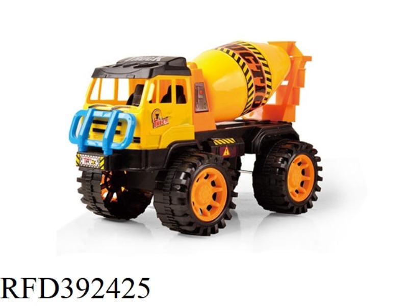 BIG WHEEL SLIDING ENGINEERING MIXER TRUCK