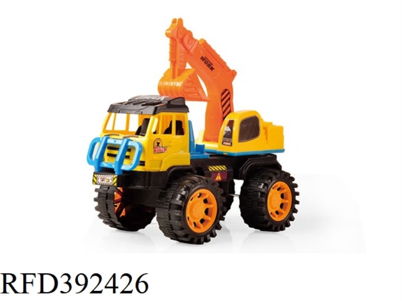 BIG WHEEL SLIDING ENGINEERING EXCAVATOR