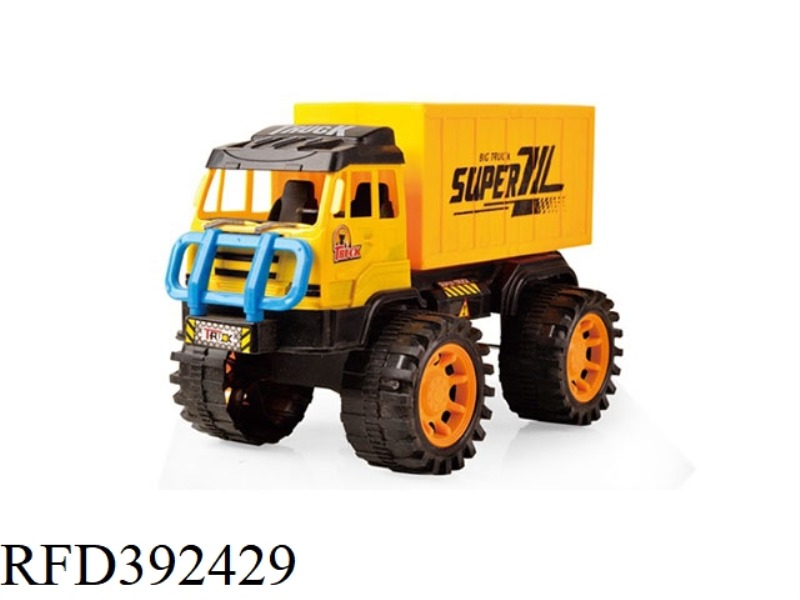 LARGE-WHEEL SLIDING ENGINEERING CONTAINER TRUCK