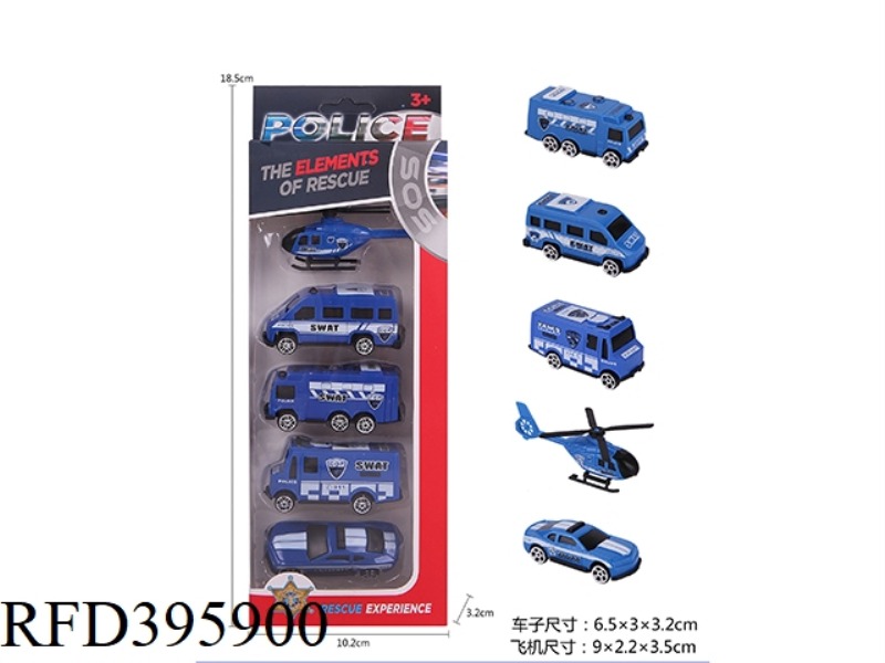 TAXIING POLICE CAR