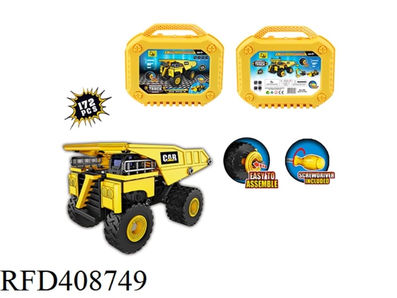 ENGLISH TOOLBOX DIY DUMP TRUCK 172PCS