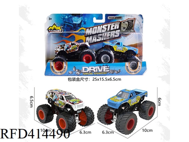 1:64 MONSTER SLIDING OFF-ROAD VEHICLE