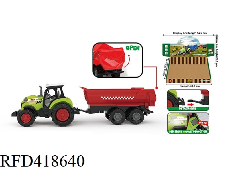 SLIDING FARMER'S ROUND BUCKET X6 (LIGHT AND SOUND)