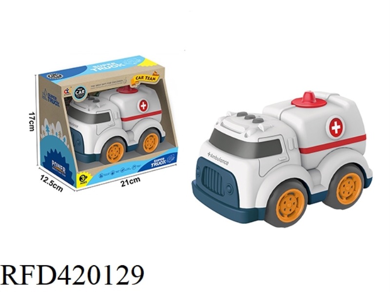CARTOON TAXI ENGINEERING VEHICLE (MEDICAL VEHICLE)