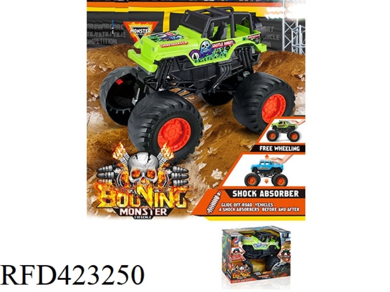 SLIDING VENOM SHOCK ABSORBER JEEP 1:10