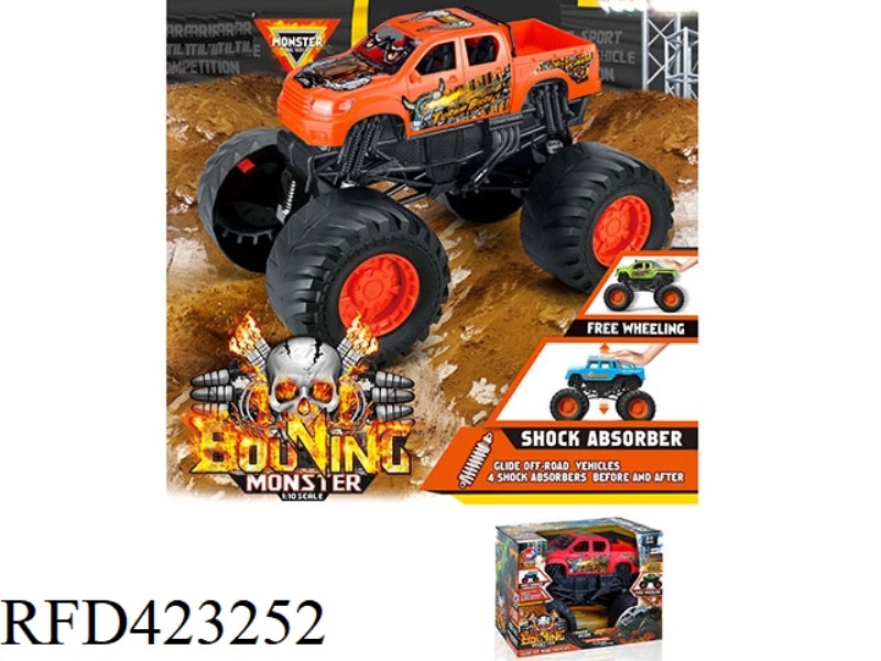 TAXIING TURBOBULL SHOCK ABSORBER PICKUP TRUCK 1:10