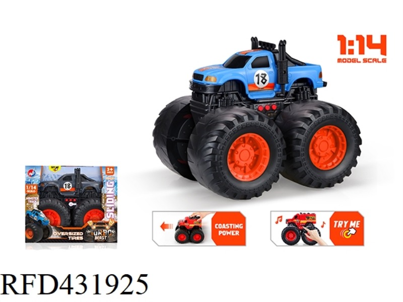 1:14 GLIDE RAPTOR MONSTER TRUCK (WITH LIGHT MUSIC)