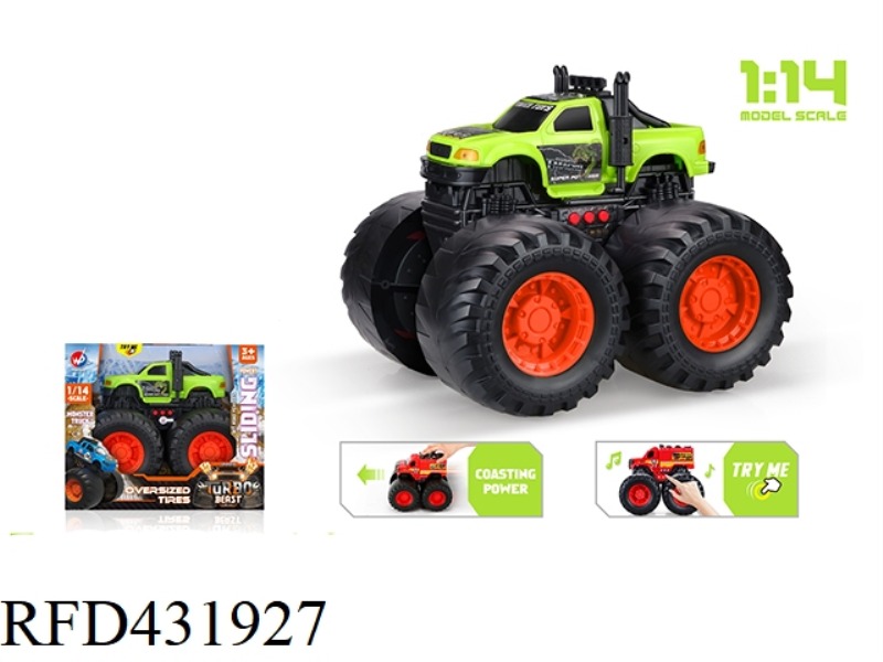 1:14 GLIDE RAPTOR MONSTER TRUCK (WITH LIGHT MUSIC)