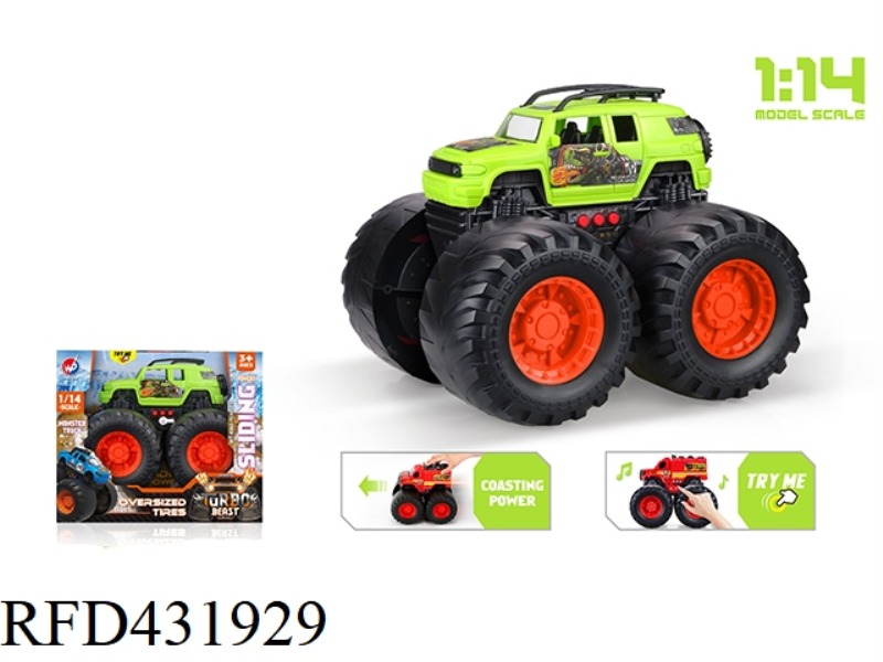 1:14 GLIDE FJ COOL ROAD MONSTER TRUCK (WITH LIGHT AND MUSIC)