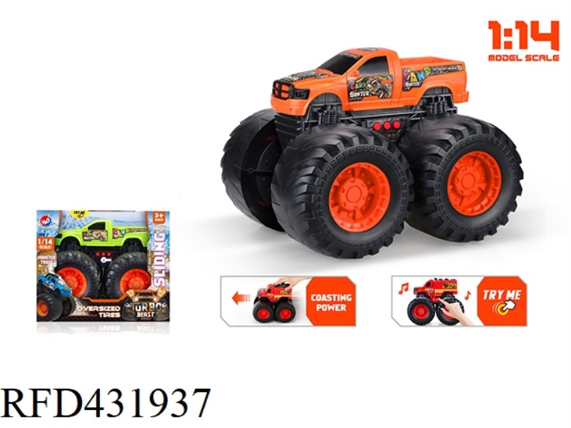 1:14 TAXI DODGE RAM MONSTER TRUCK (WITH LIGHT MUSIC)
