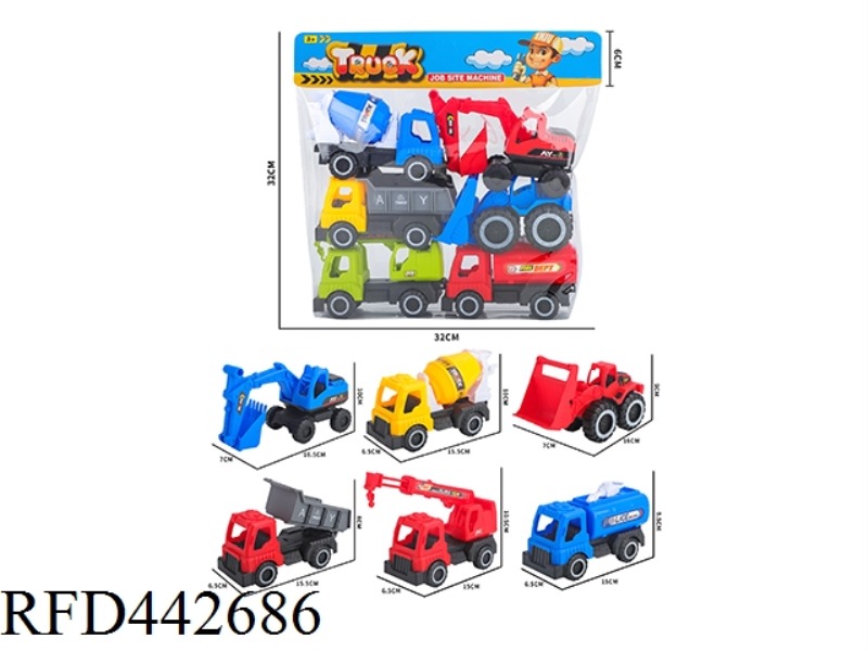 SLIDING SIX ENGINEERING VEHICLES