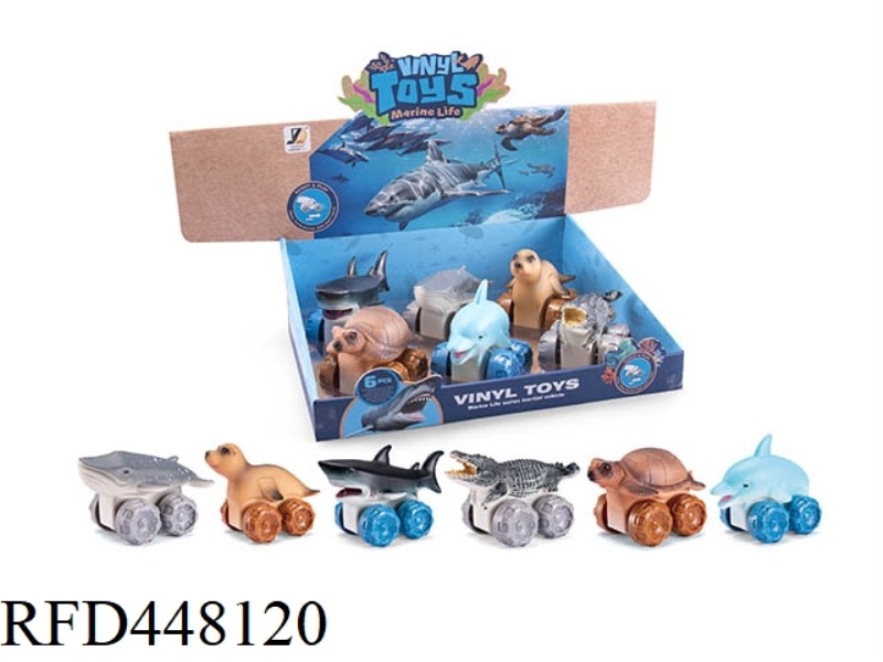 BIG WHEEL MARINE CAR (CAR SLIDING) 6PCS