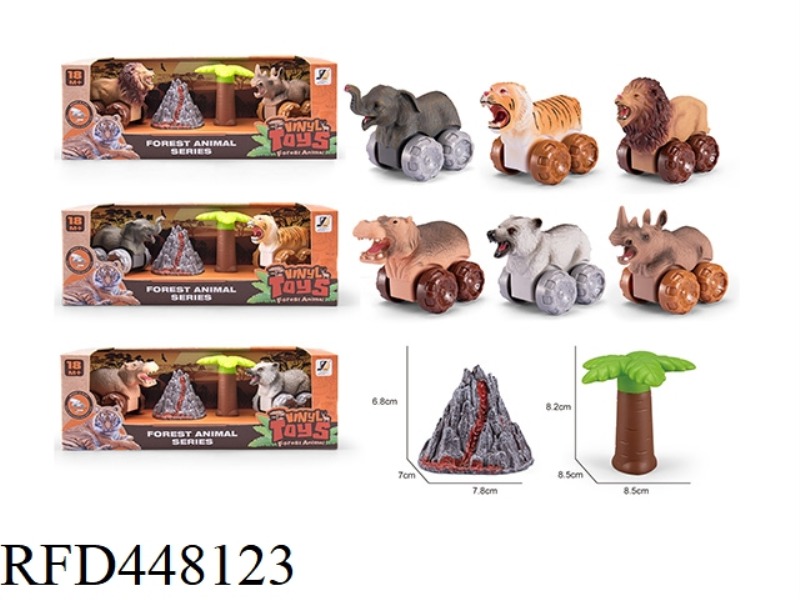 ANIMAL CAR SET (CAR SLIDING)