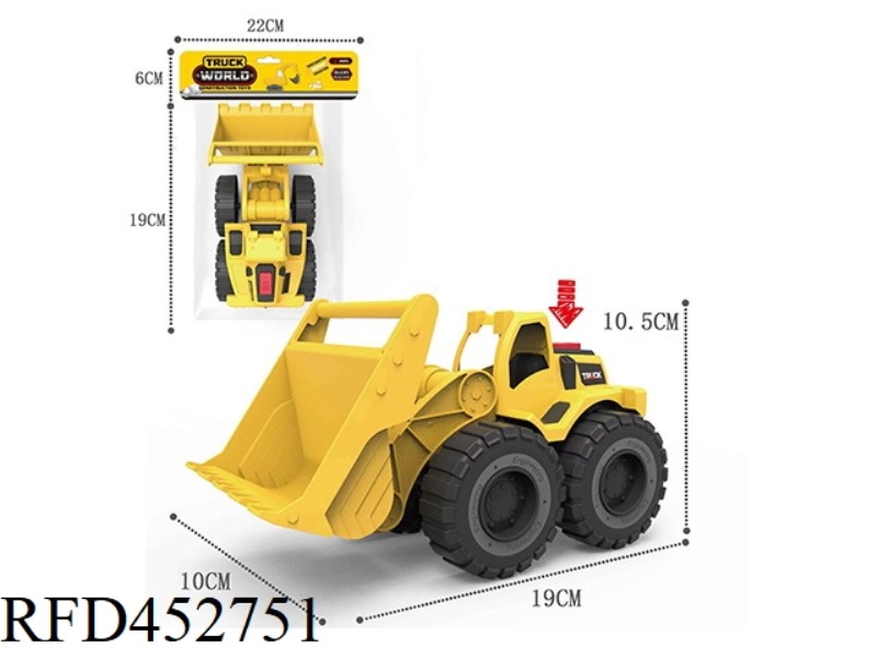 SLIDING SOUND AND LIGHT ENGINEERING VEHICLE BULLDOZER