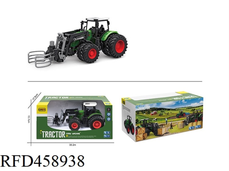 SLIDING FARMER HOLDING CAR