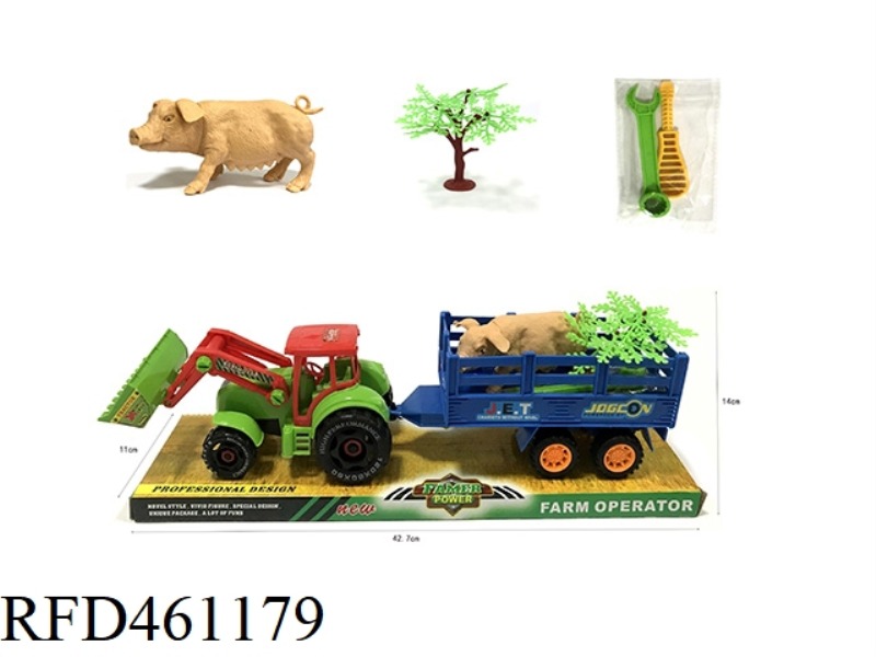 SLIDING DISASSEMBLY AND ASSEMBLY OF FARMER'S CAR: 1 PIG