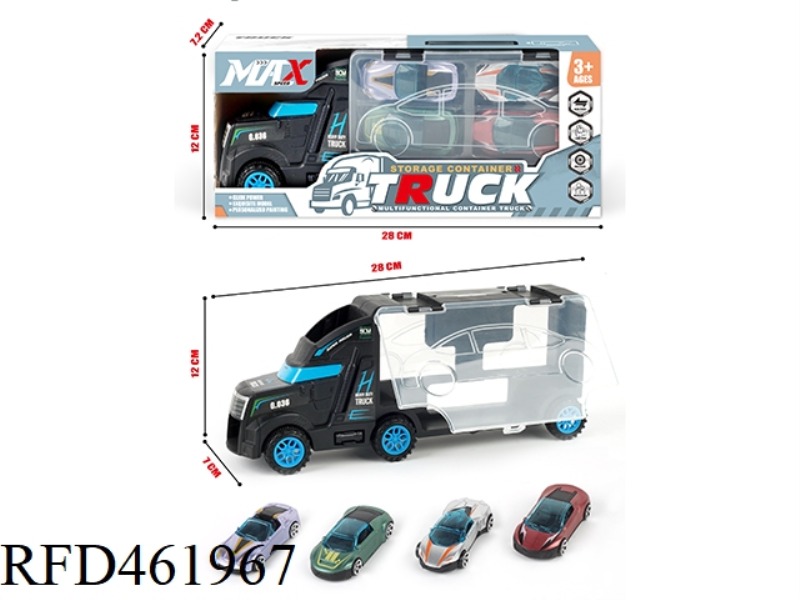 SLIDING PORTABLE CONTAINER TRUCK