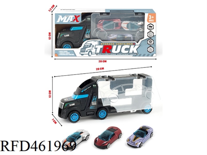 SLIDING PORTABLE CONTAINER TRUCK
