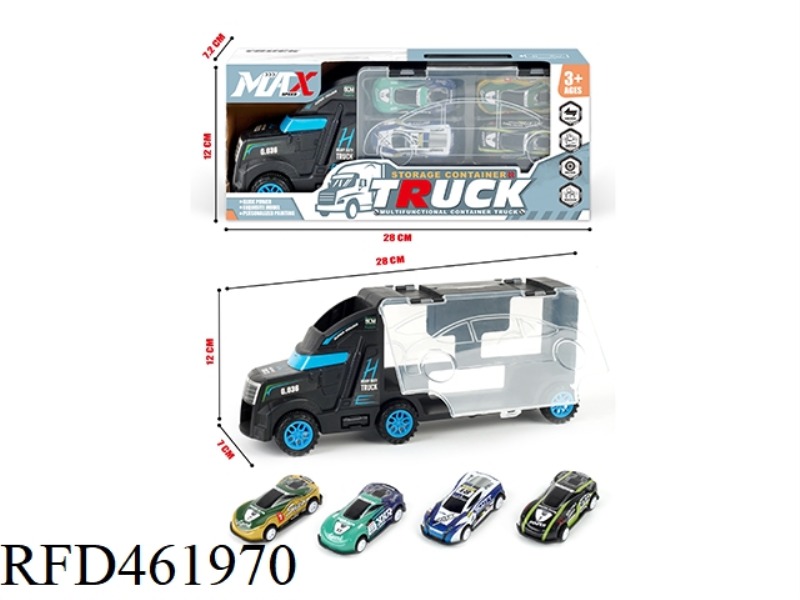 SLIDING PORTABLE CONTAINER TRUCK