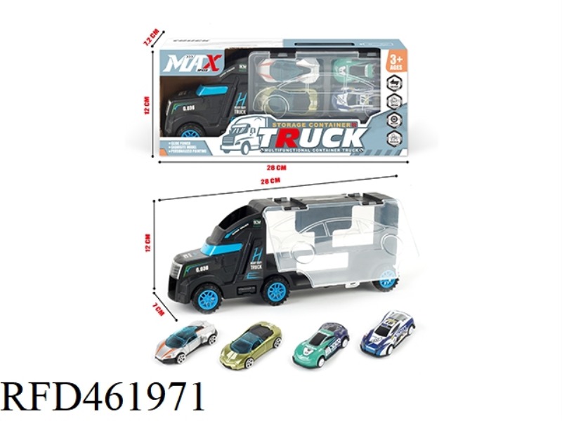 SLIDING PORTABLE CONTAINER TRUCK