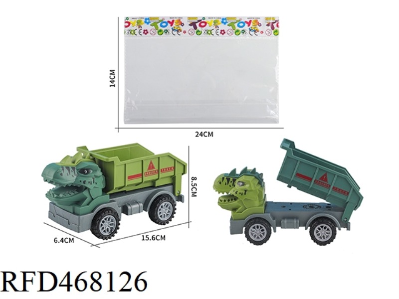 SLIDING DINOSAUR CART