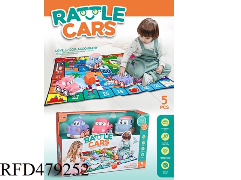 CHESS SLIDING VINYL BEETLE CART, VAN, VAN (WITH BELL)