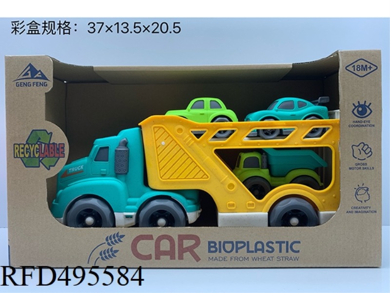 WHEAT STRAW MATERIAL - SLIDING BRACKET TRANSPORTER