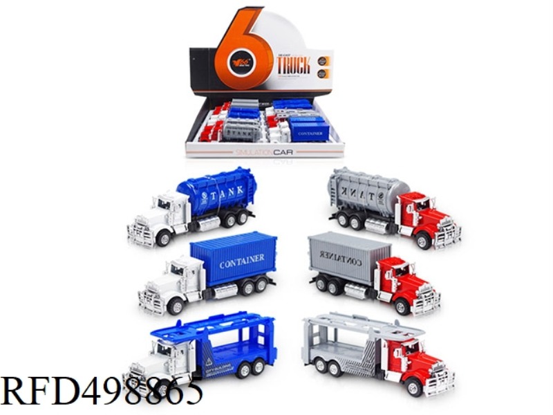 1:68 SLIDING TRACTOR TRUCK (12 / BOX)
