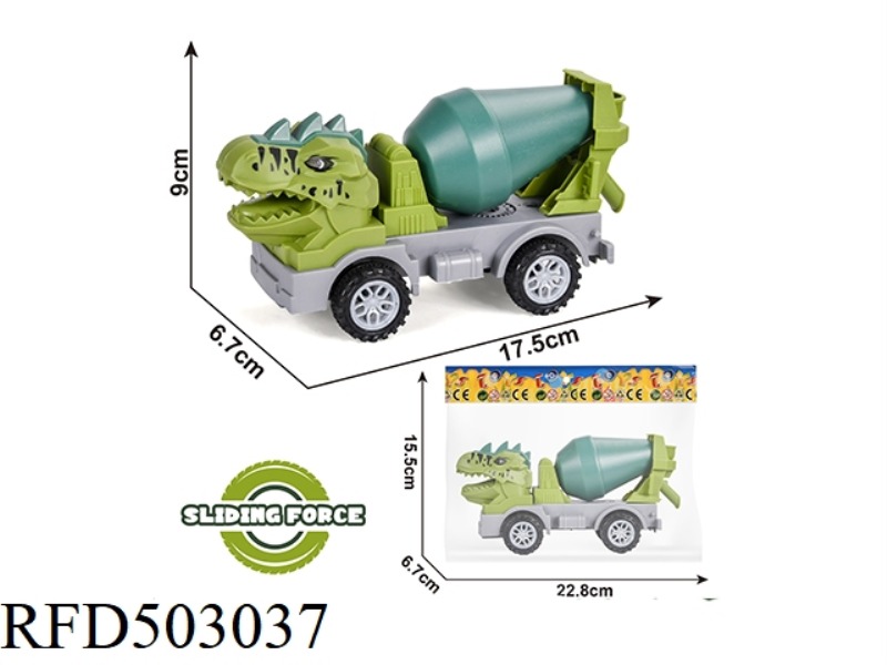SLIDING DINOSAUR ENGINEERING CAR