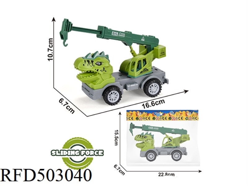 SLIDING DINOSAUR ENGINEERING CAR