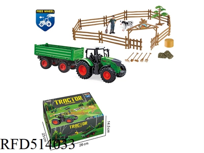 SLIDING FARMER CAR SET