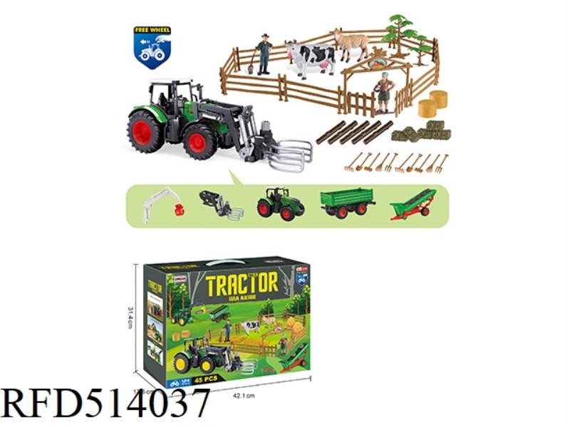 SLIDING FARMER CAR SET