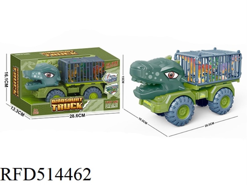 SLIDING DINOSAUR CAR SIZE BOX