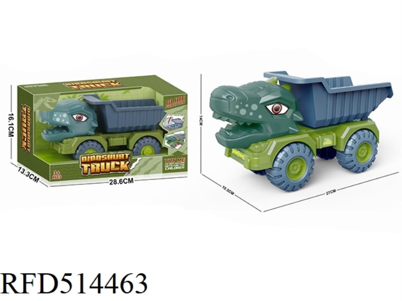 SLIDING DINOSAUR CAR SIZE BOX
