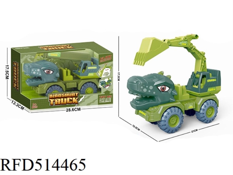 SLIDING DINOSAUR CAR SIZE BOX