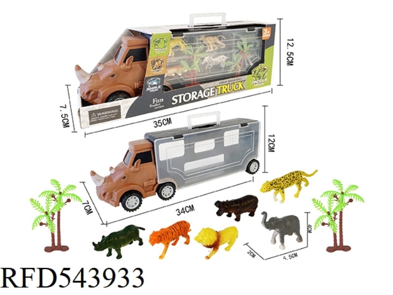 ANIMAL PORTABLE CONTAINER TRUCK