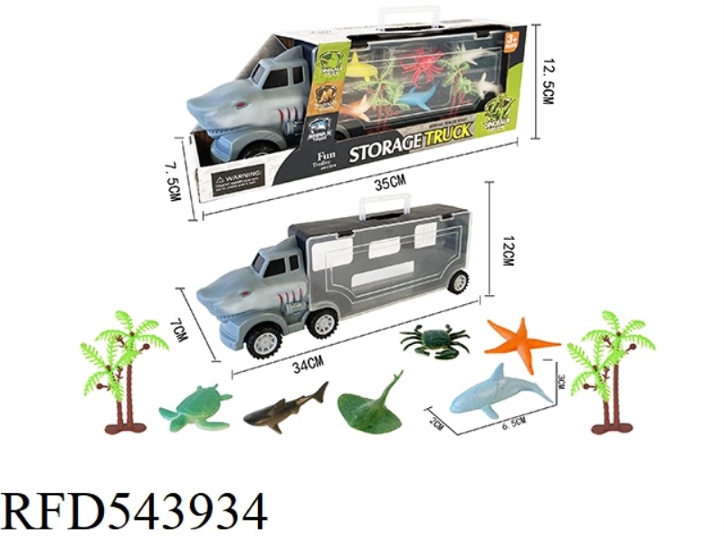 ANIMAL PORTABLE CONTAINER TRUCK