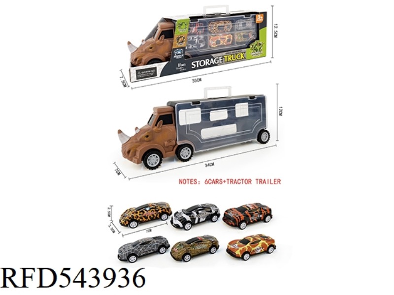 ANIMAL PORTABLE CONTAINER TRUCK