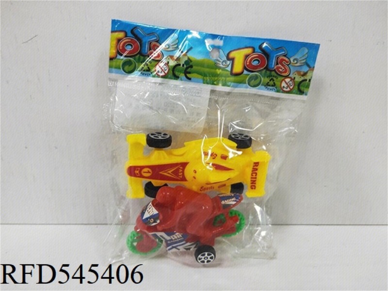COASTING SOLID COLOR MOTORCYCLE AND EQUATION CAR (2 ONLY)