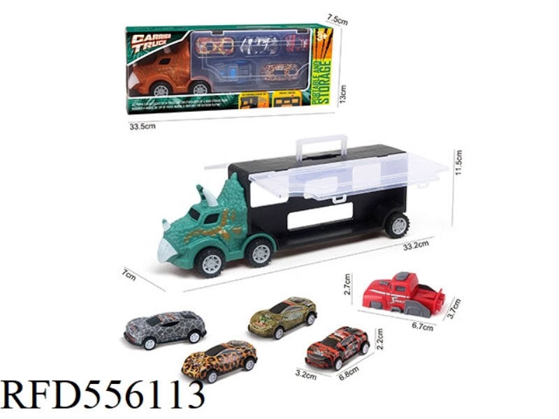 TRICERATOPS STORAGE CART +1 EJECTION +4 IRON CARTS